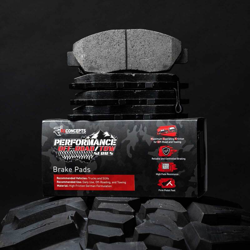 Ford F-250 Super Duty Brake Pads - Front - R1 Concepts - Off-Road/Tow - `10-`12